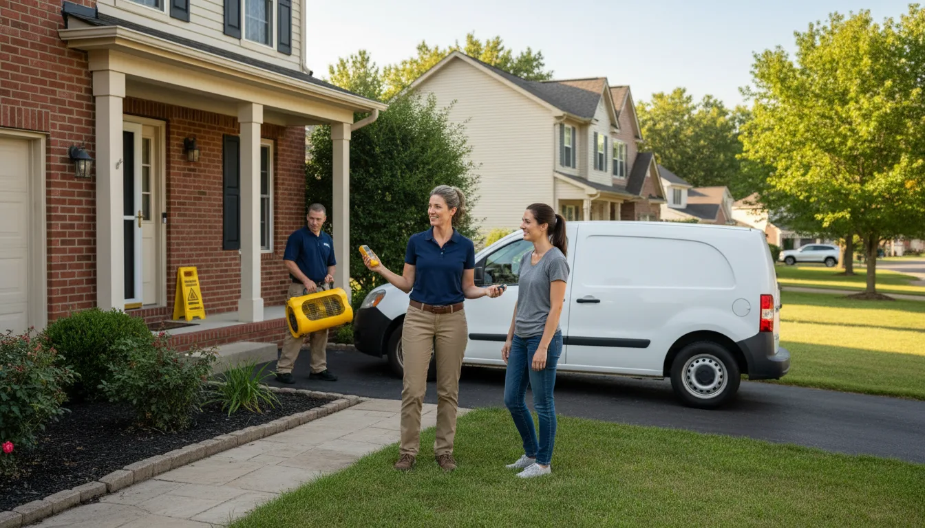 Residential water damage restoration in Riverside, WY